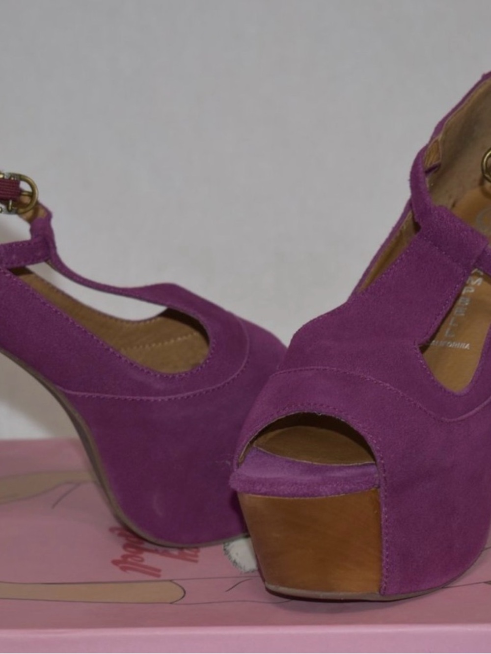 Like new Jeffrey Campbell Foxy Wood 6 - Picture 6 of 6